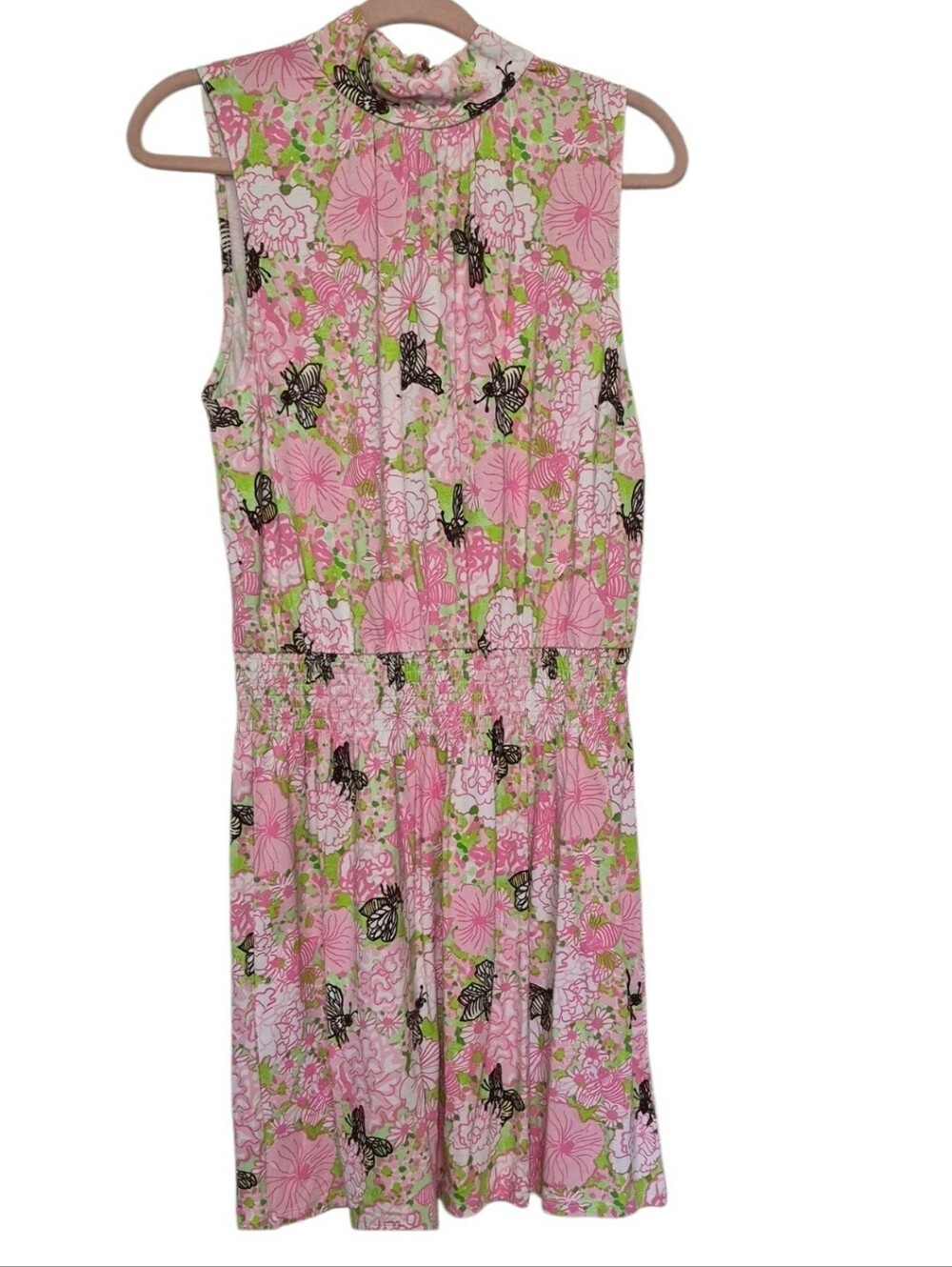 Lilly Pulitzer Sherah Skirted Romper Pistachio Macaron Bees Knees M NWT